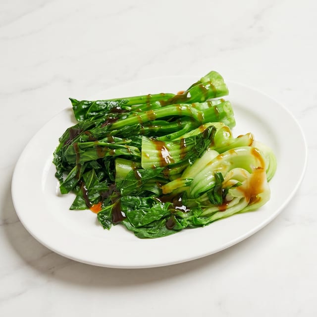Seasonal Mixed Vegetables with Oyster Sauce.